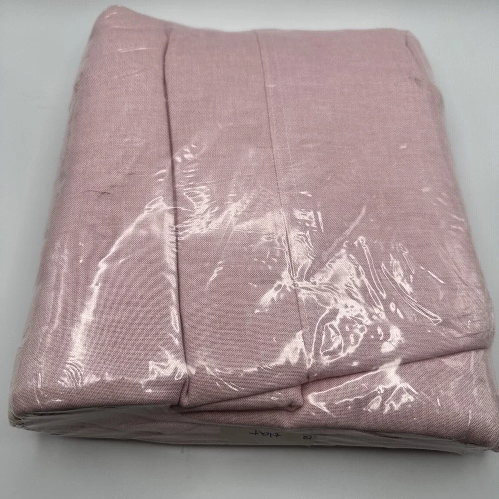 Ralph Lauren Queen Flat Sheet Oxford‎ Red IRREGULAR Vintage New Fabric USA Made
